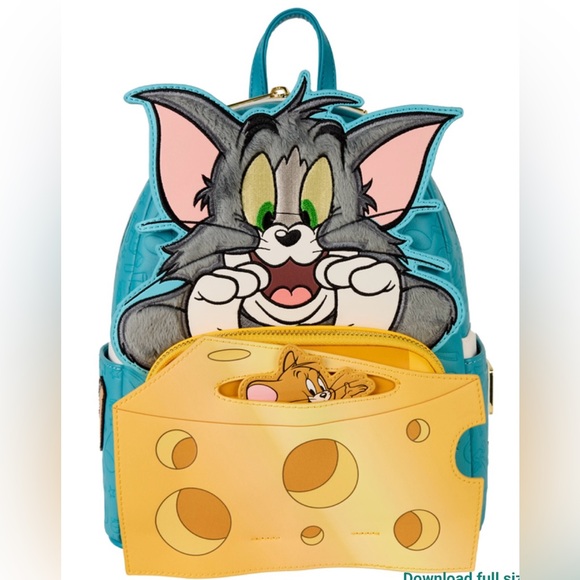 NWT Loungefly Warner Brothers Tom and Jerry pop up mini backpack - Picture 1 of 10